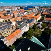 Copenhagen Panorama--From Vor Frelsers Kirke (Church of Our Savior)
